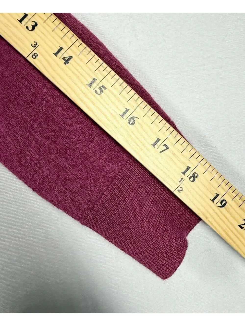Talbots 100% Pure Merino Wool Sweater Women Merlot Sz Large Burgundy V-Neck Warm